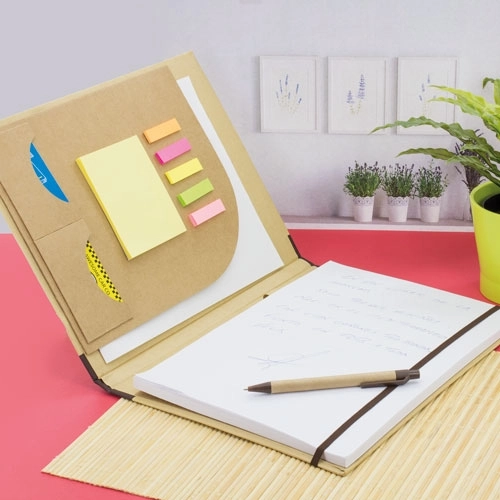 Immagine PORTADOCUMENTI A4 + BLOCCO E SEGNAPAGINA 