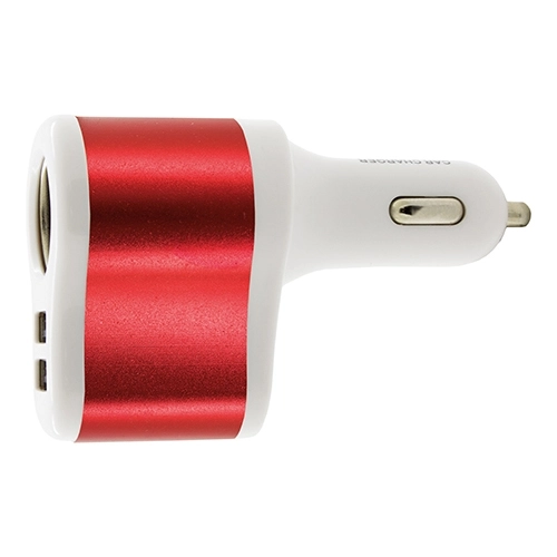 Immagine CARICABATTERIE AUTO MULTIPLO MIX ALLUMINIO “KEPPLER”