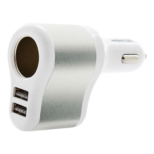 Immagine CARICABATTERIE AUTO MULTIPLO MIX ALLUMINIO “KEPPLER”