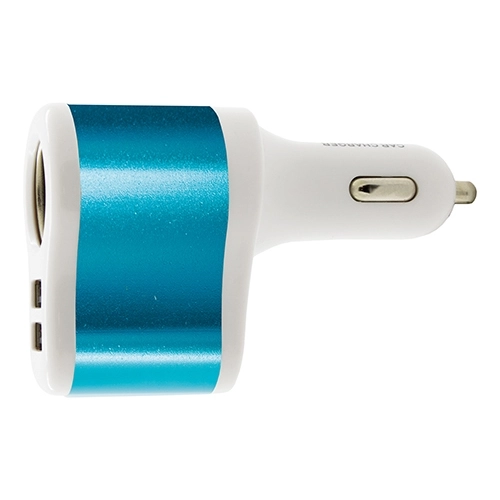 Immagine CARICABATTERIE AUTO MULTIPLO MIX ALLUMINIO “KEPPLER”