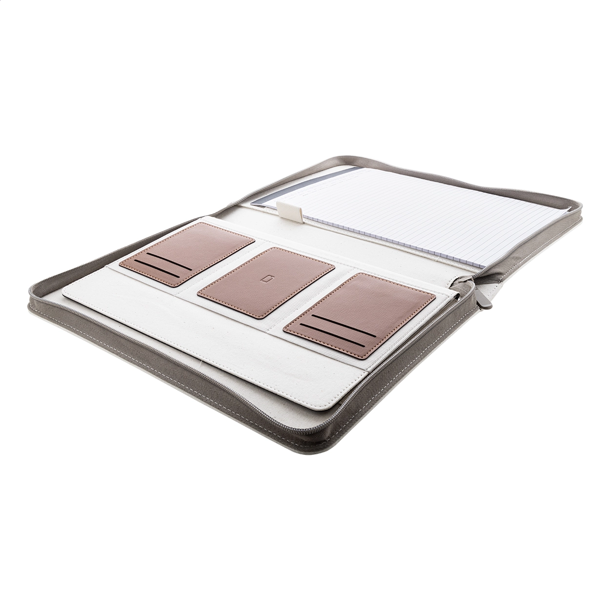 Immagine Carbasa Zip Portadocumenti in canvas riciclato