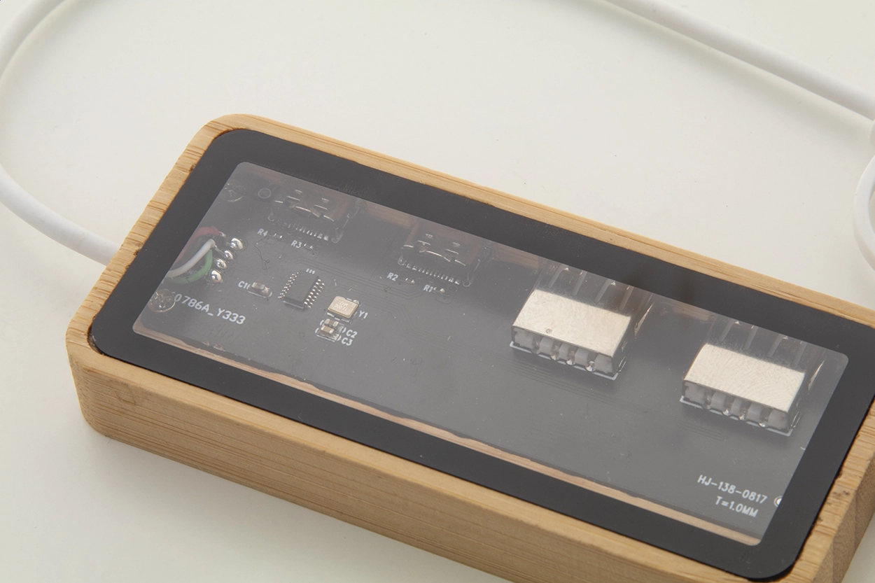 Immagine SeeHub Trasparente hub USB