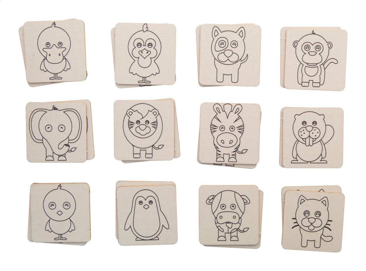 Immagine Colormor gioco di memoria da colorare, animali
