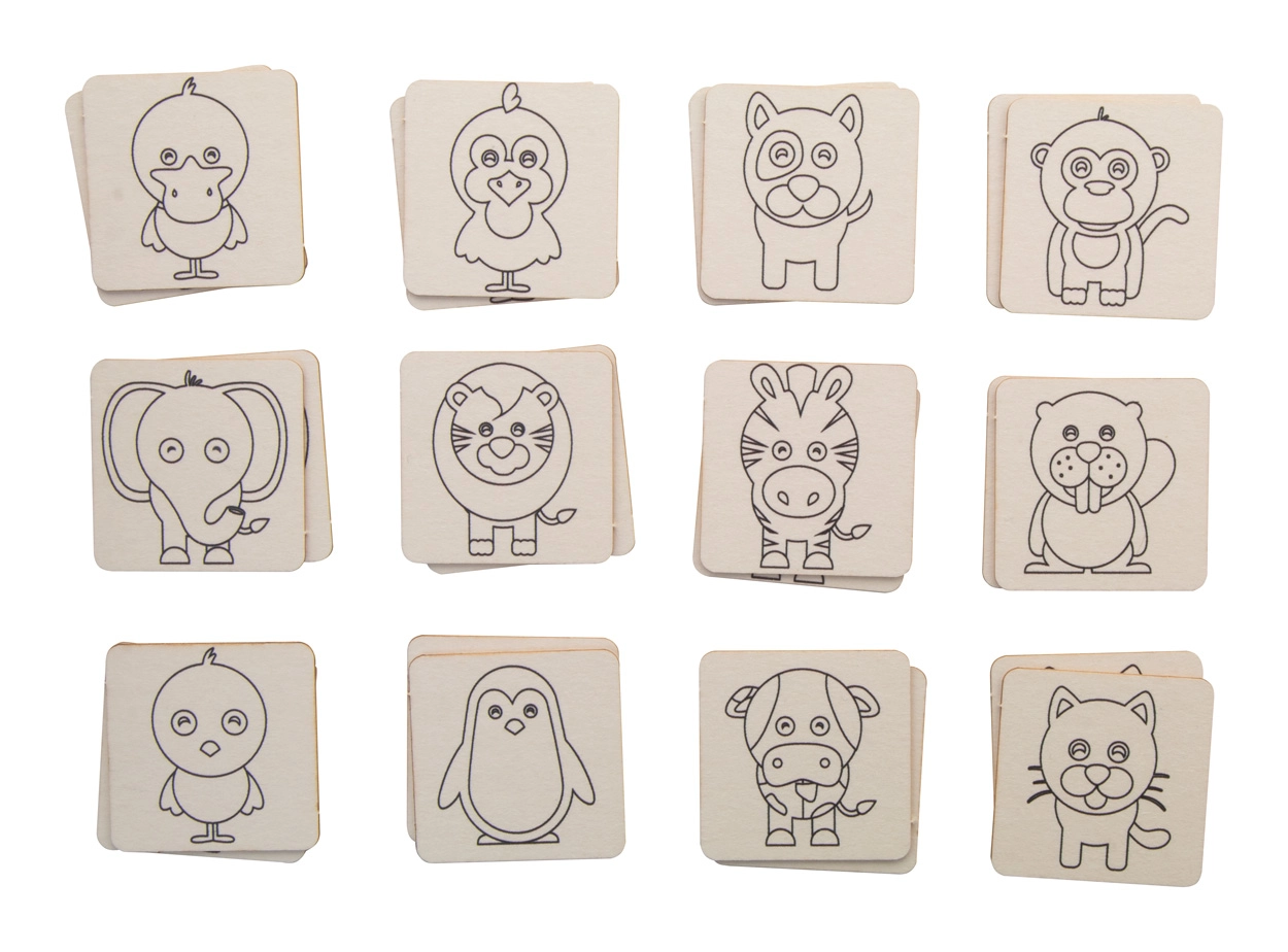 Immagine Colormor gioco di memoria da colorare, animali
