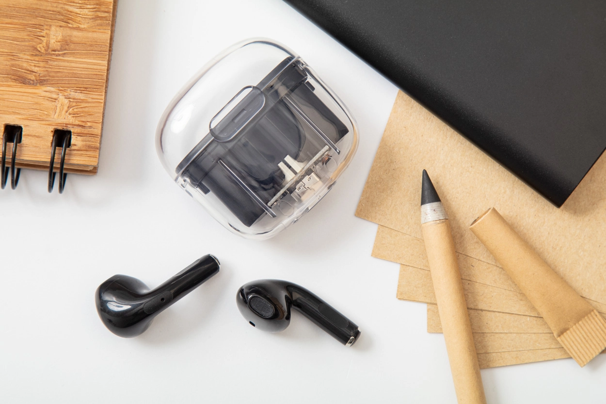 Immagine Trance Auricolari trasparenti bluetooth in RABS