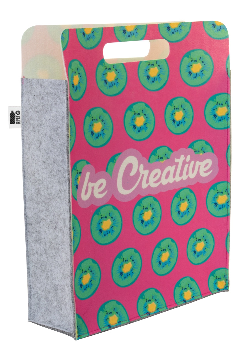 Immagine CreaFelt Shop D Borsa per la spesa in RPET personalizzabile