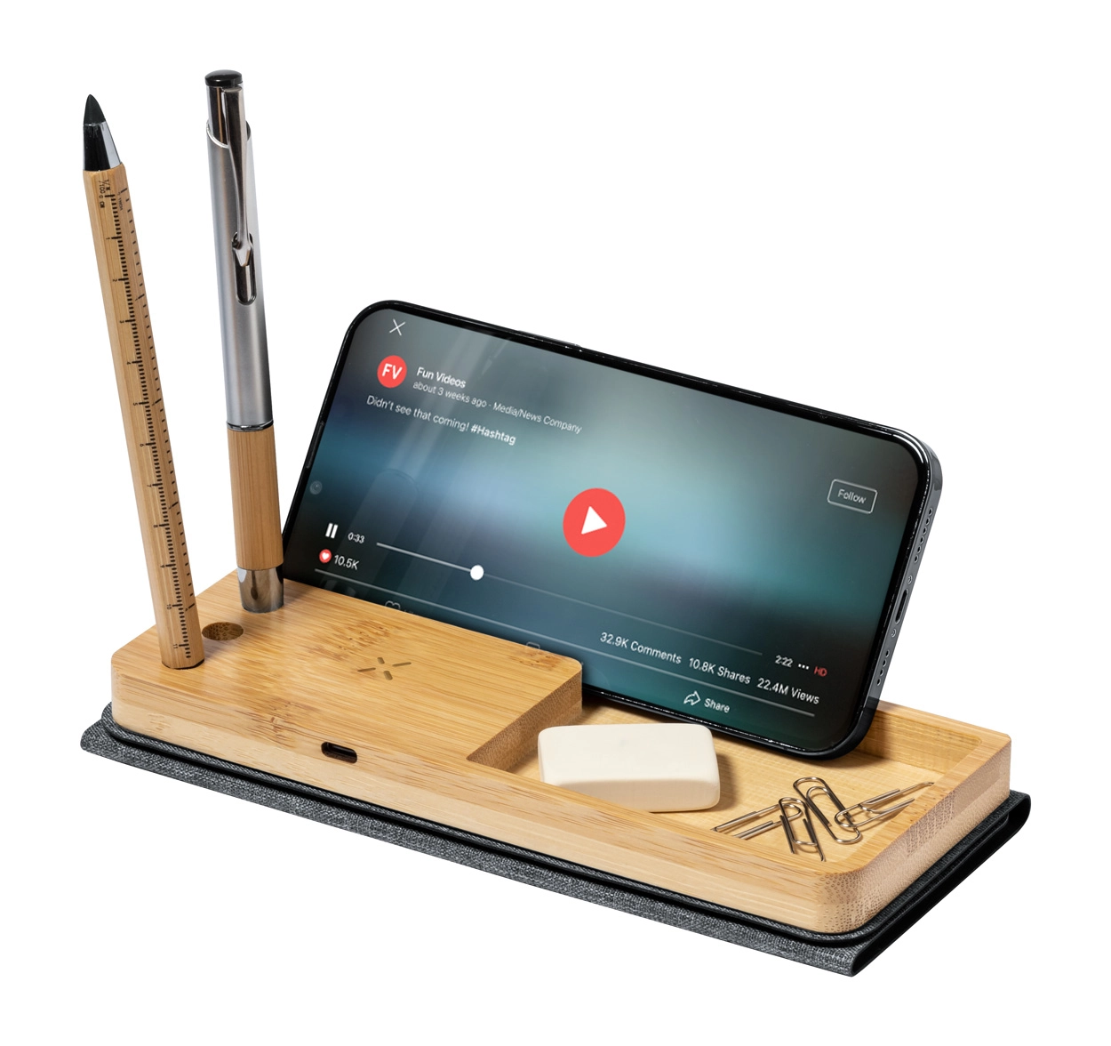 Immagine Atrova Tappetino mouse con caricatore wireless