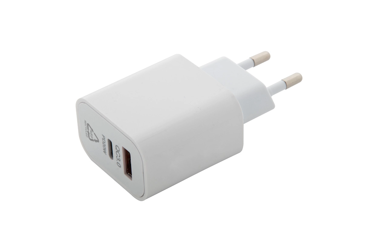 Immagine Recharge Caricabatterie USB da parete in ABS riciclato (RABS)