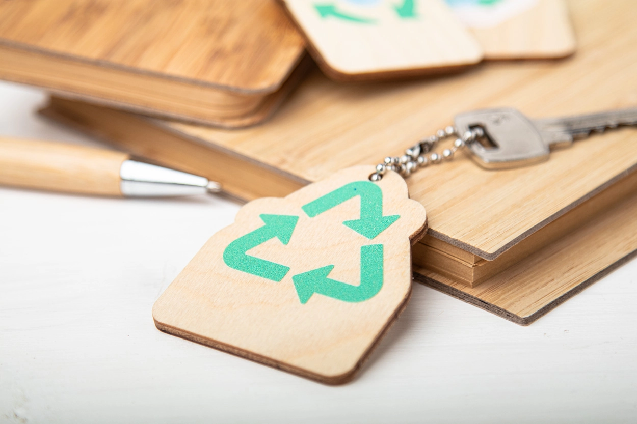 Immagine EcoRing portachiavi, camioncino dei rifiuti