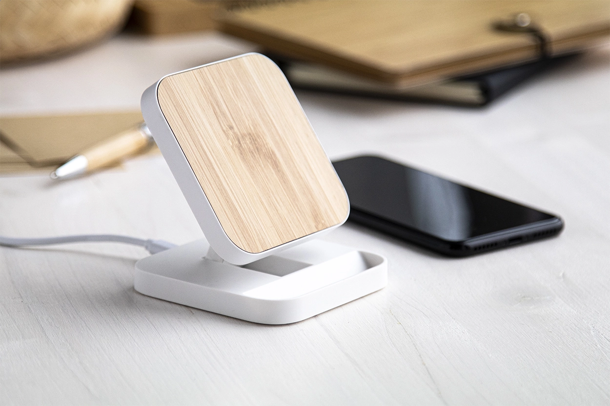 Immagine Rabso caricabatterie wireless con supporto cellulare