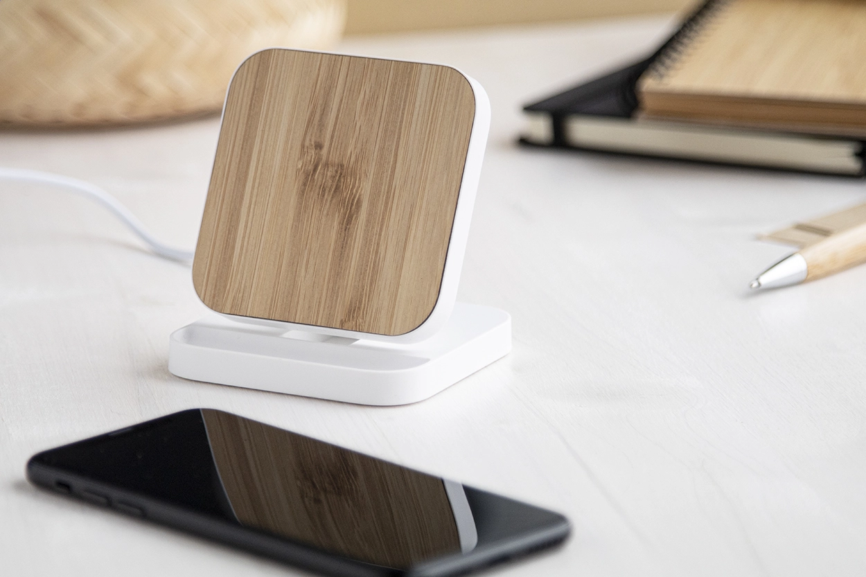 Immagine Rabso caricabatterie wireless con supporto cellulare