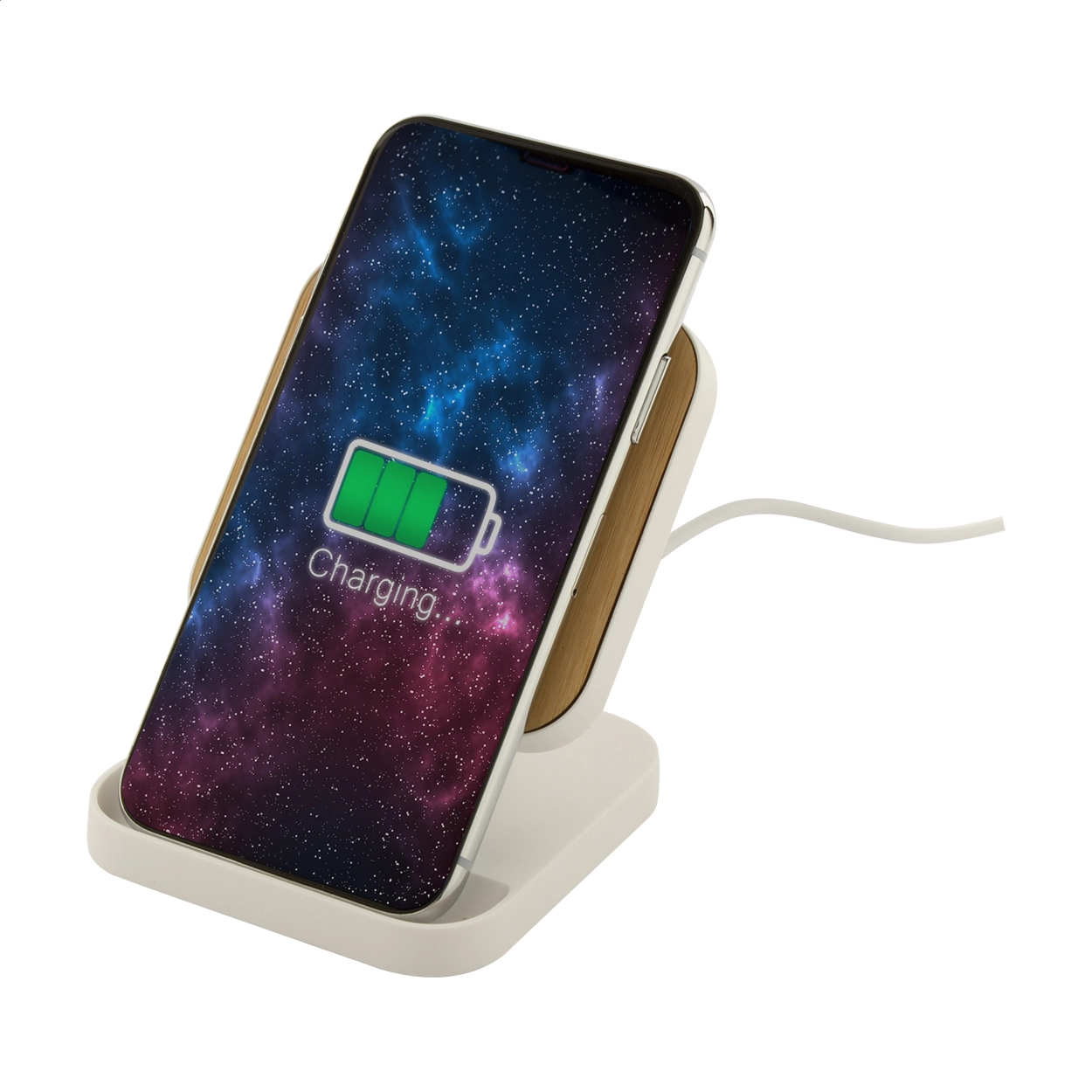 Immagine Rabso caricabatterie wireless con supporto cellulare