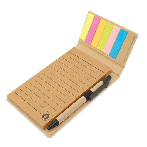 Immagine TACCUINO CON EVIDENZIATORE E PENNA “ECOLIFE”