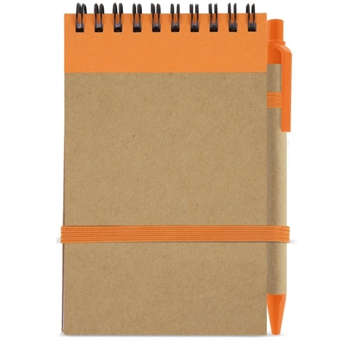 Immagine BLOC NOTES CON PENNA RICICLATO 