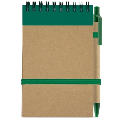 Immagine BLOC NOTES CON PENNA RICICLATO 