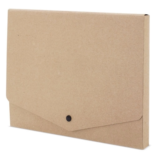 Immagine CARTELLA CARTA RICICLATA CON BOTTONE 