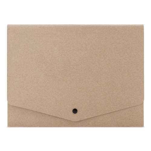 Immagine CARTELLA CARTA RICICLATA CON BOTTONE 