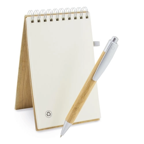 Immagine BLOC NOTES BAMBÙ+PENNA NATURE
