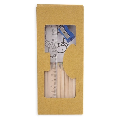 Immagine SET 10 MATITE COLORATE + LIBRO DA COLORARE + ACCESSORI 