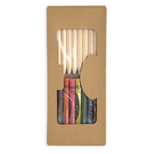 Immagine SET 10 MATITE COL+PASTELLI