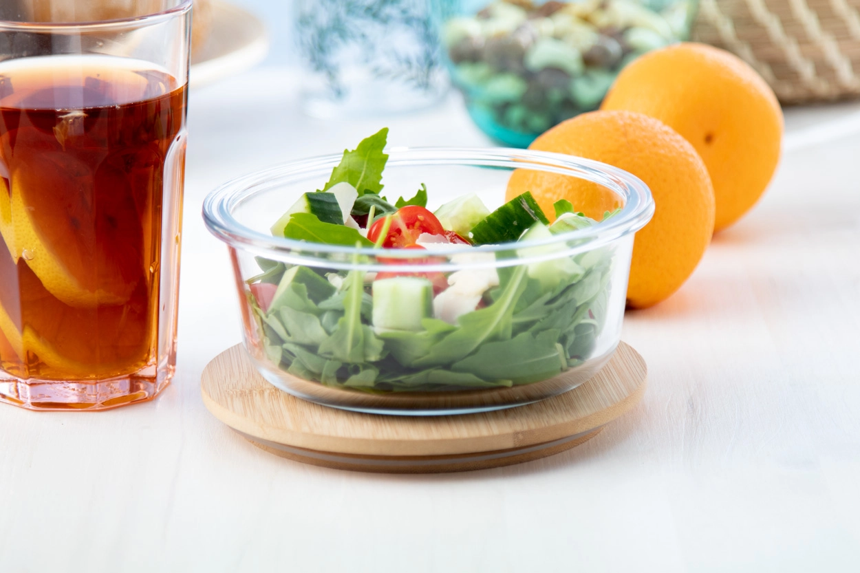 Immagine Ruttata Scatola pranzo in vetro