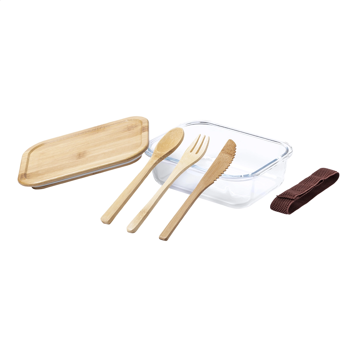 Immagine Cuttata contenitore per il pranzo in vetro