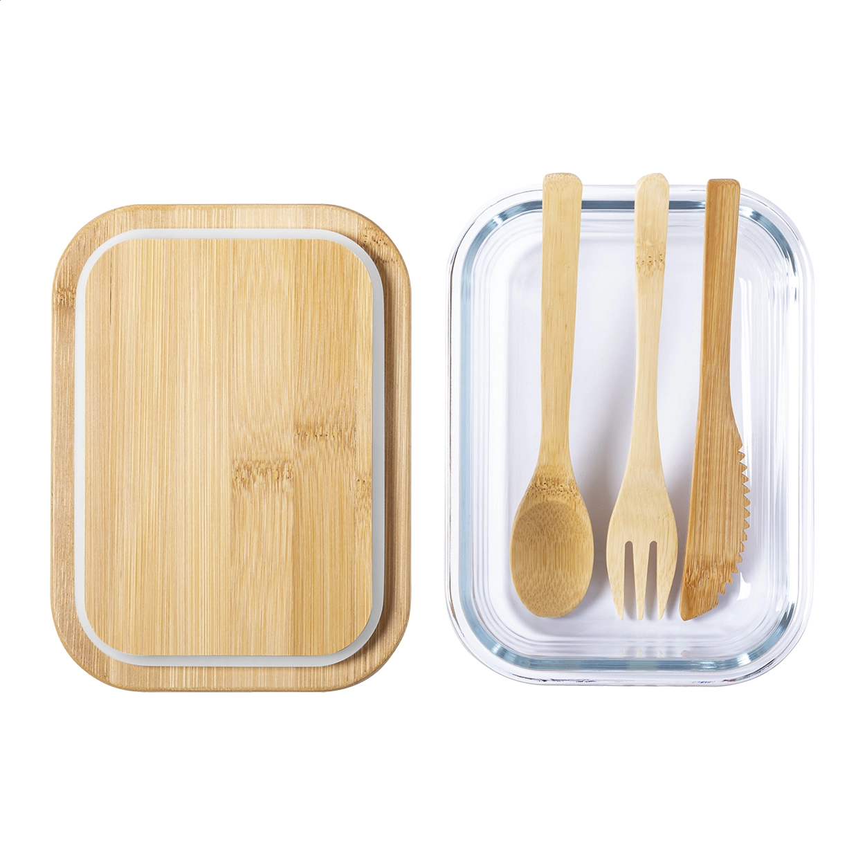 Immagine Cuttata contenitore per il pranzo in vetro