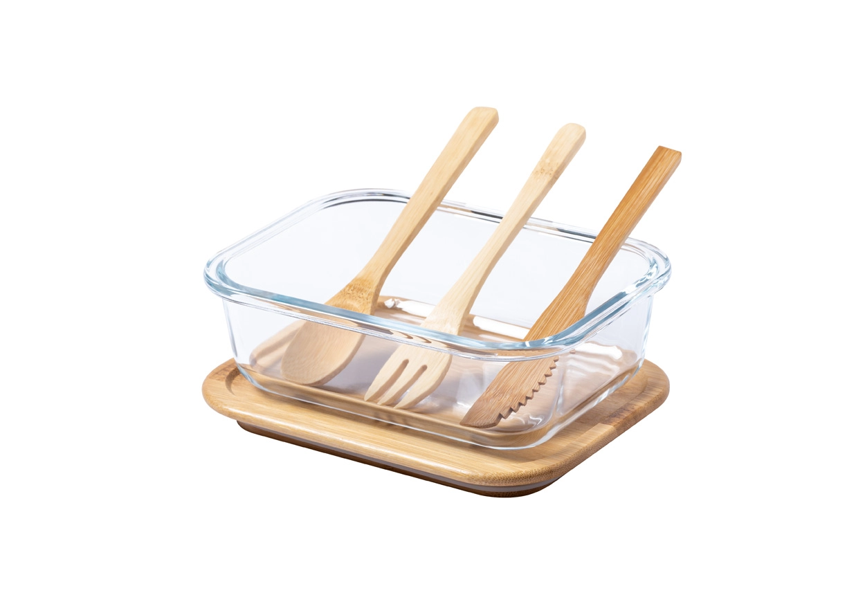 Immagine Cuttata contenitore per il pranzo in vetro