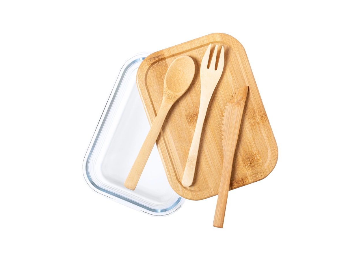 Immagine Cuttata contenitore per il pranzo in vetro