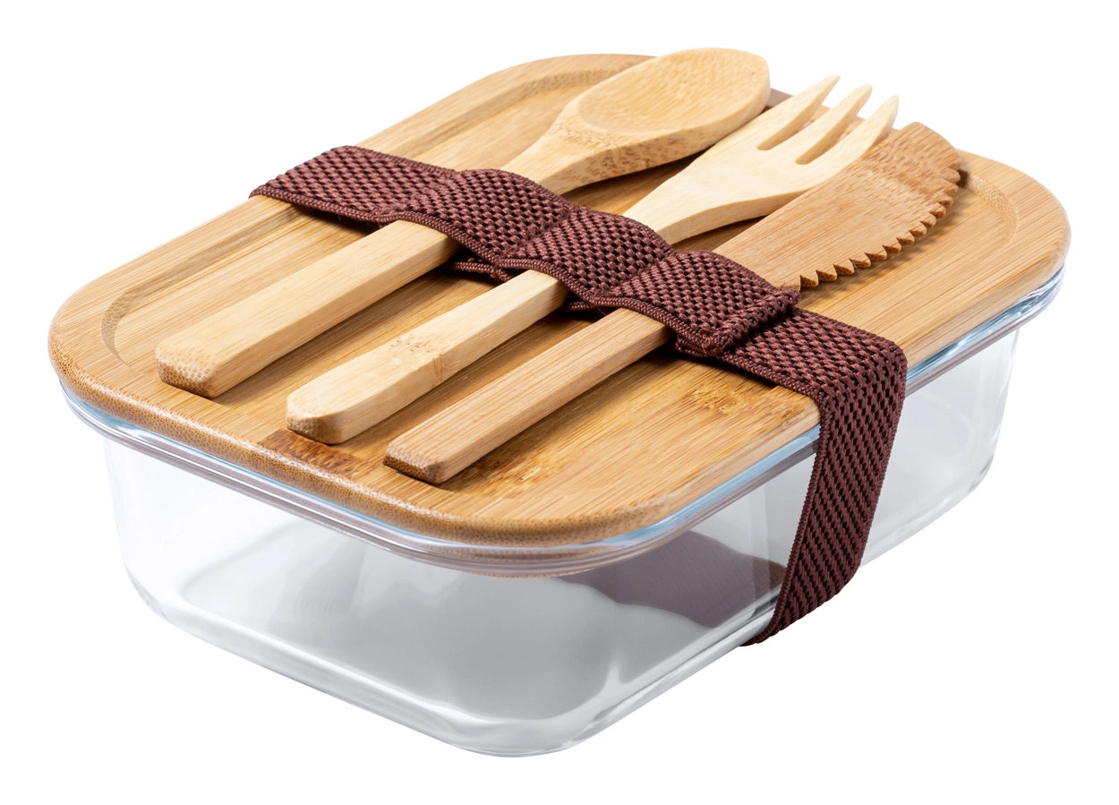 Immagine Cuttata contenitore per il pranzo in vetro