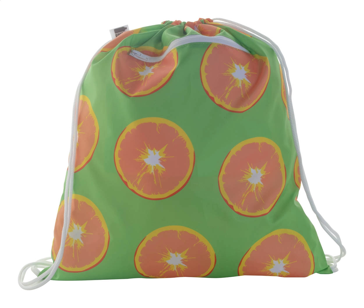 Immagine CreaDraw Zip RPET sacca con coulisse personalizzabile