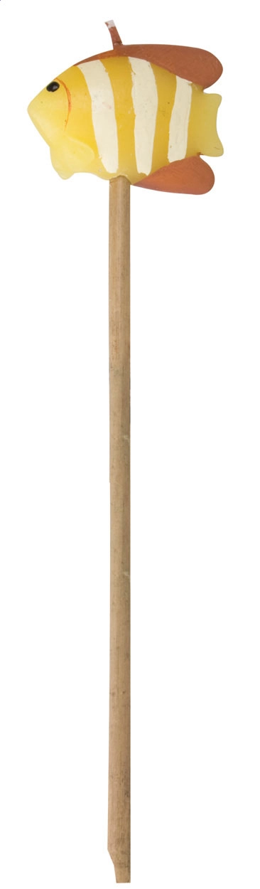 Immagine Fish candela su bambù