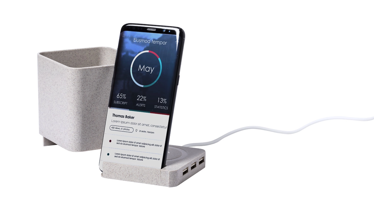 Immagine Ampdesk portapenne multifunzione