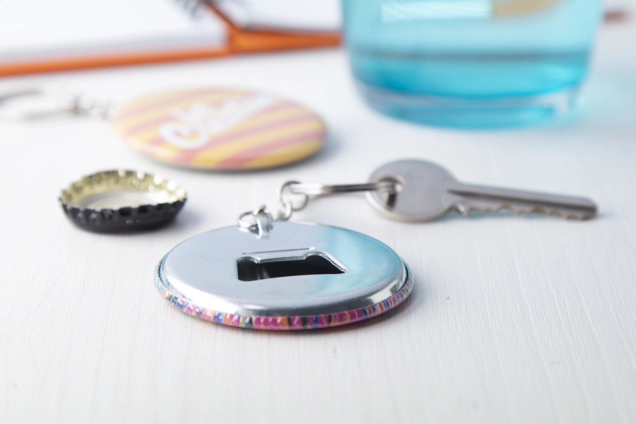 Immagine KeyBadge Bottle portachiavi a bottone