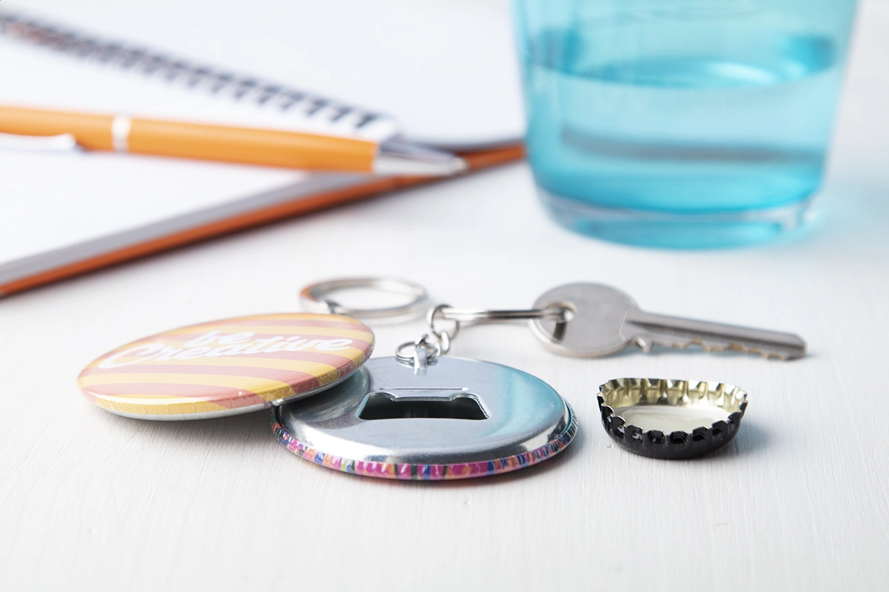 Immagine KeyBadge Bottle portachiavi a bottone