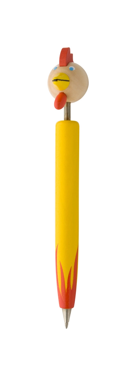 Immagine Zoom penna a sfera in legno, coniglio