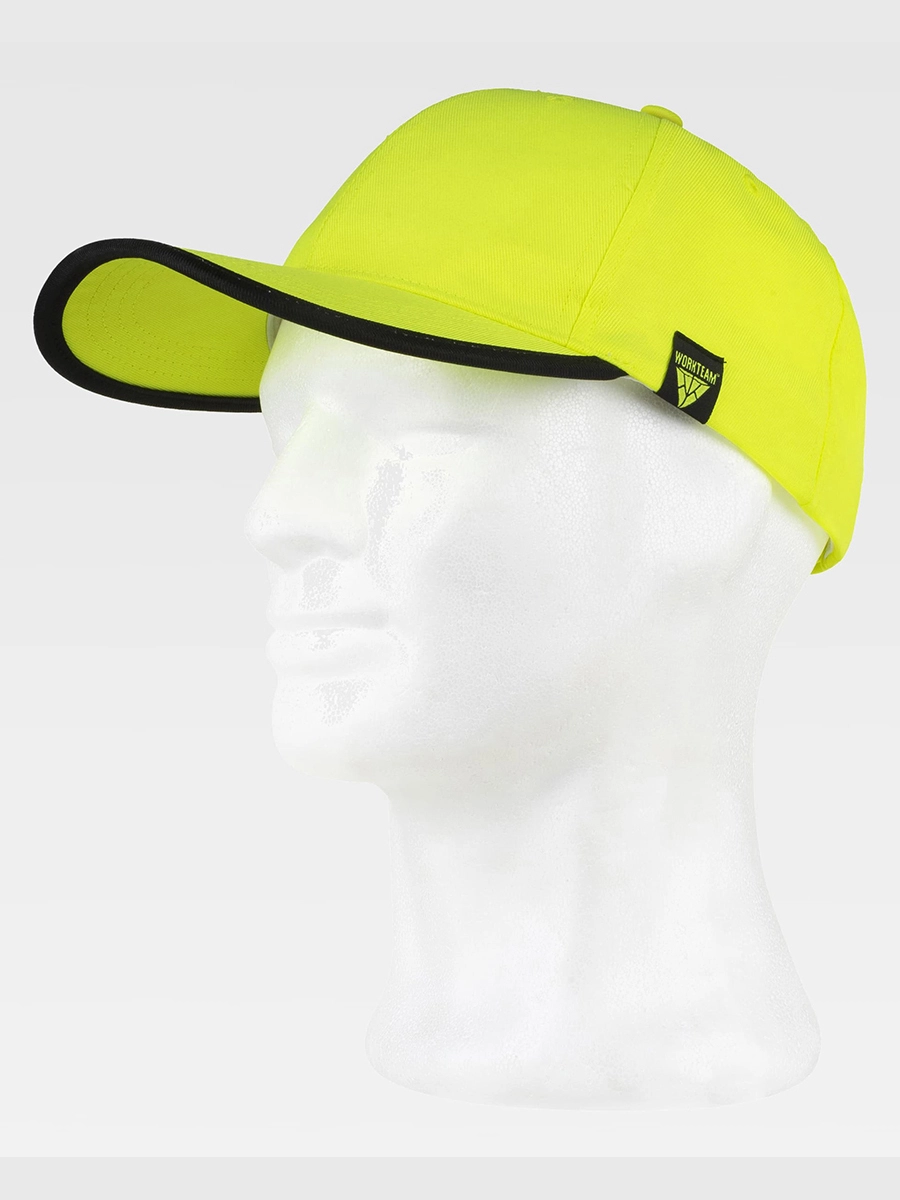 Immagine CAPPELLO VISIERA CURVA 6 PANNELLI CON BORDO VISIERA A CONTRASTO