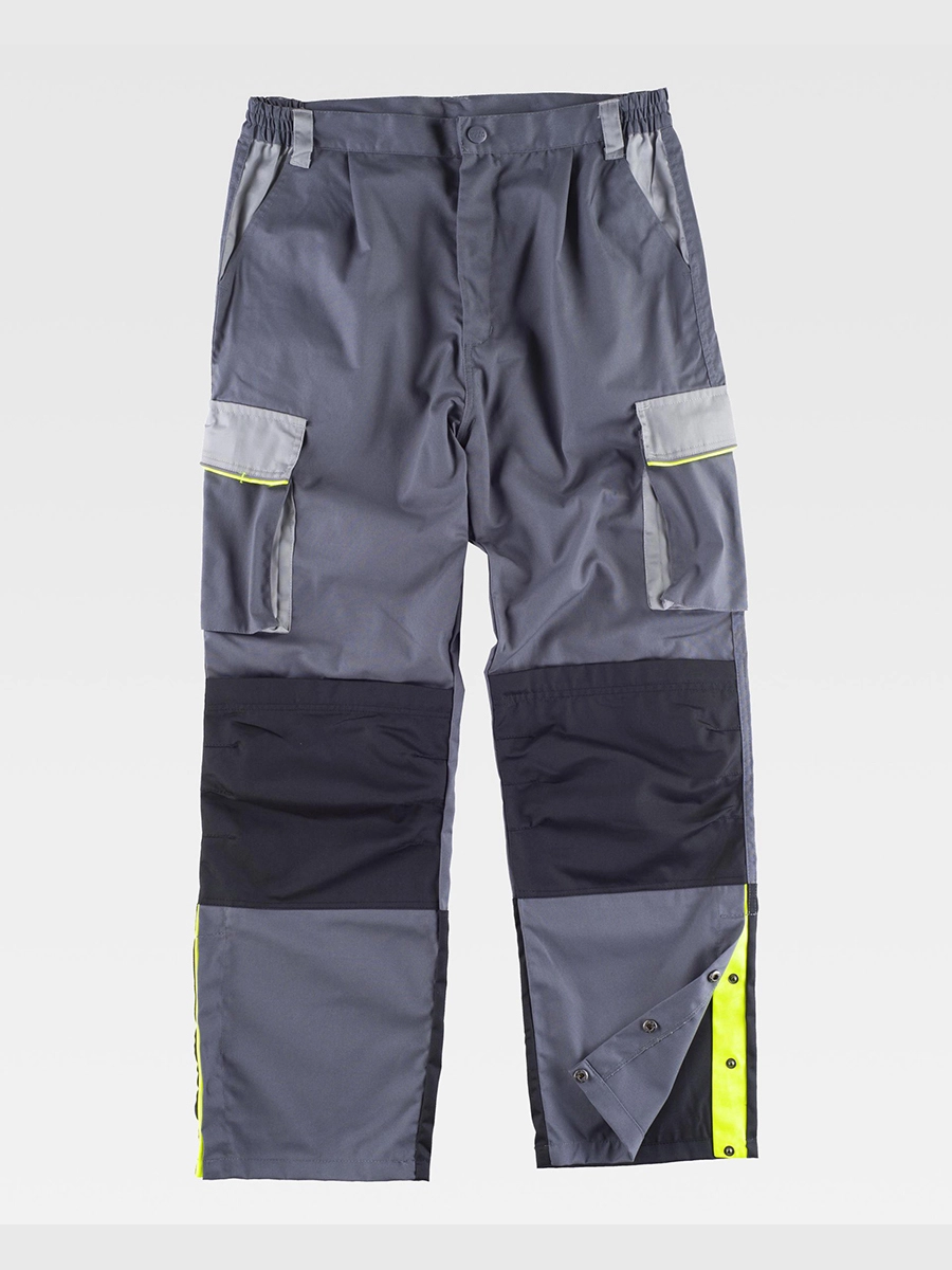 Immagine PANTALONE DA LAVORO MULTITASCHE PROTEZIONE ALLE GINOCCHIA RINFORZI NEI GLUTEI