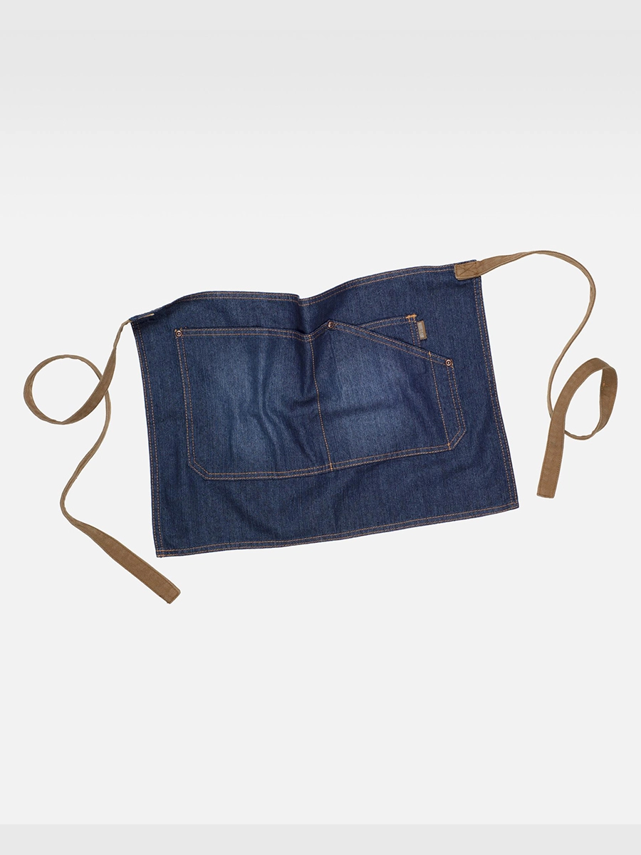 Immagine GREMBIULE SENZA PETTORINA CORTO TESSUTO DENIM