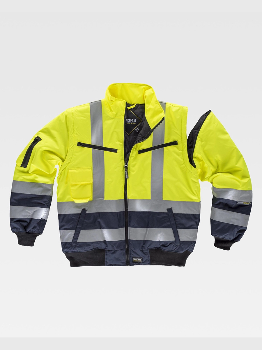 Immagine GIUBBOTTO MANICHE STACCABILI ALTA VISIBILITA CLASSE 2