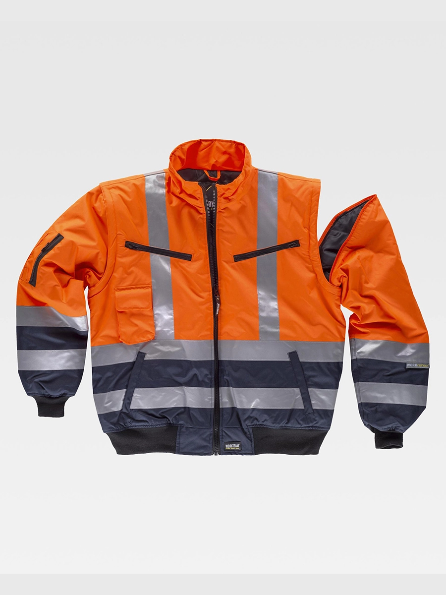 Immagine GIUBBOTTO MANICHE STACCABILI ALTA VISIBILITA CLASSE 2