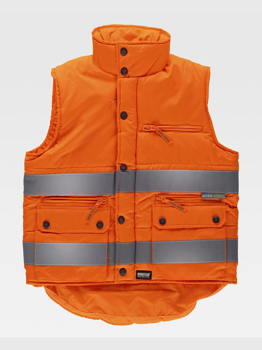 Immagine GILET IMBOTTITO TESSUTO OXFORD ALTA VISIBILITA CLASSE 2