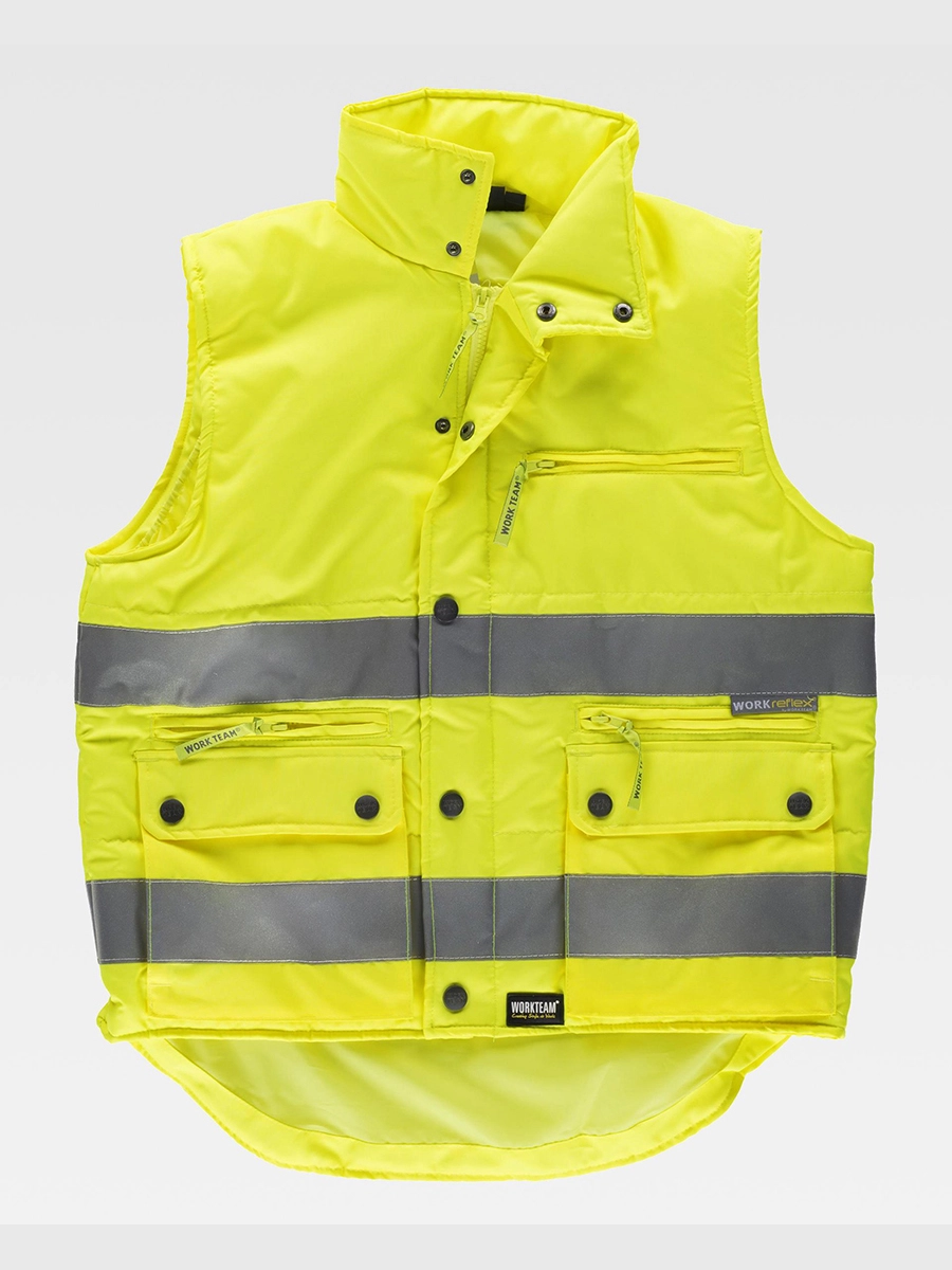 Immagine GILET IMBOTTITO TESSUTO OXFORD ALTA VISIBILITA CLASSE 2
