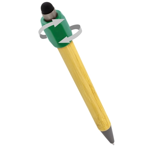 Immagine PENNA ANTISTRESS GIREVOLE DI BAMBÙ 