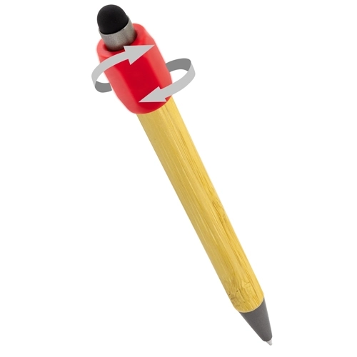 Immagine PENNA ANTISTRESS GIREVOLE DI BAMBÙ 