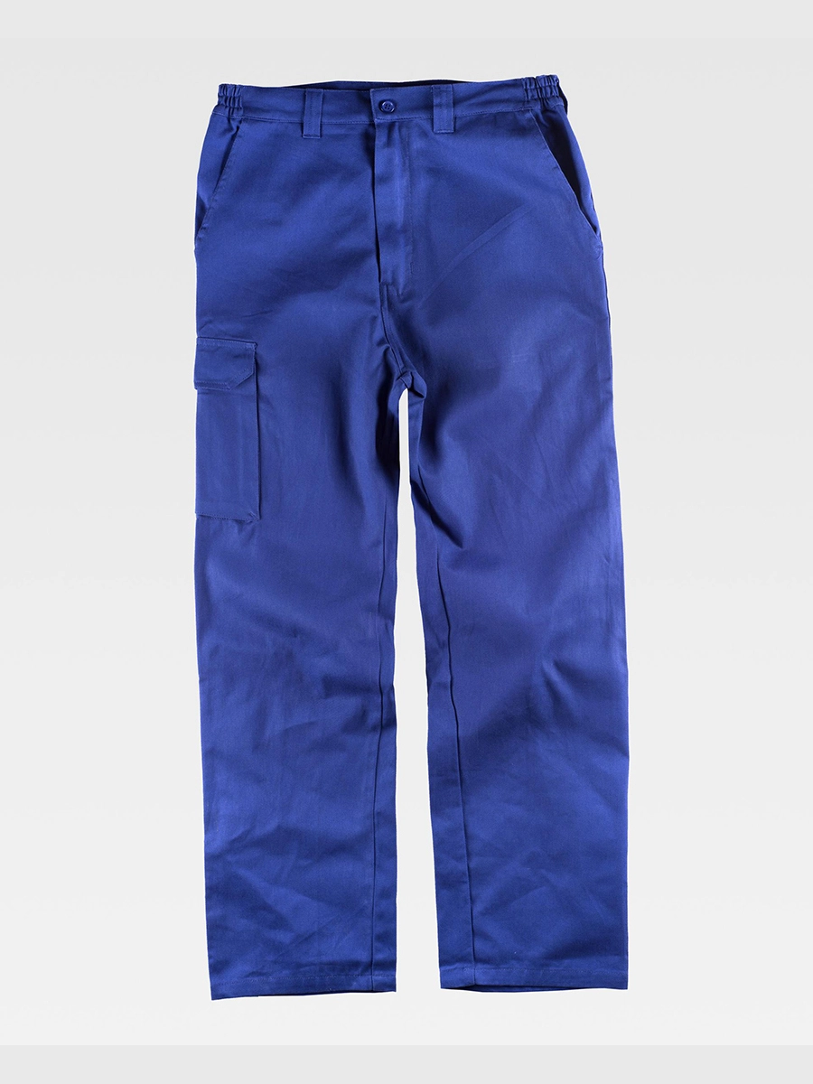 Immagine PANTALONE DA LAVORO MULTITASCHE IN COTONE