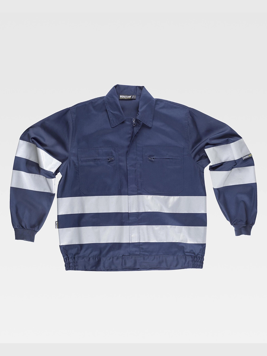 Immagine GIACCA DA LAVORO BANDE RIFRANGENTI