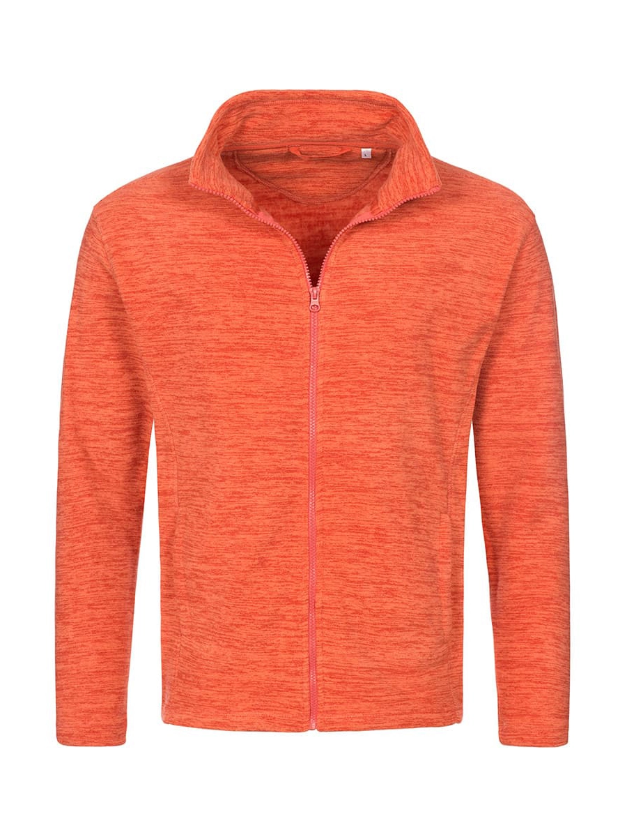 Immagine PILE UOMO ZIP INTERA MELANGE