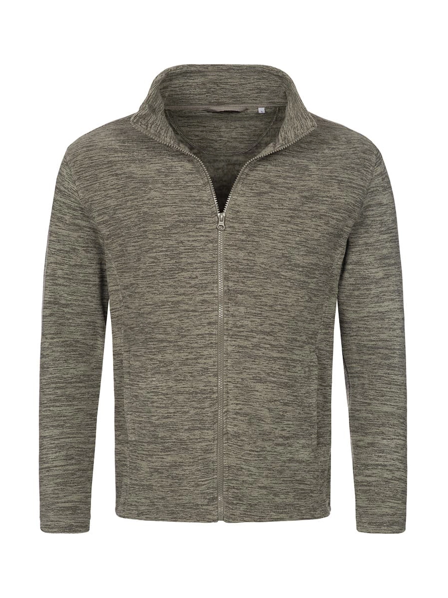 Immagine PILE UOMO ZIP INTERA MELANGE