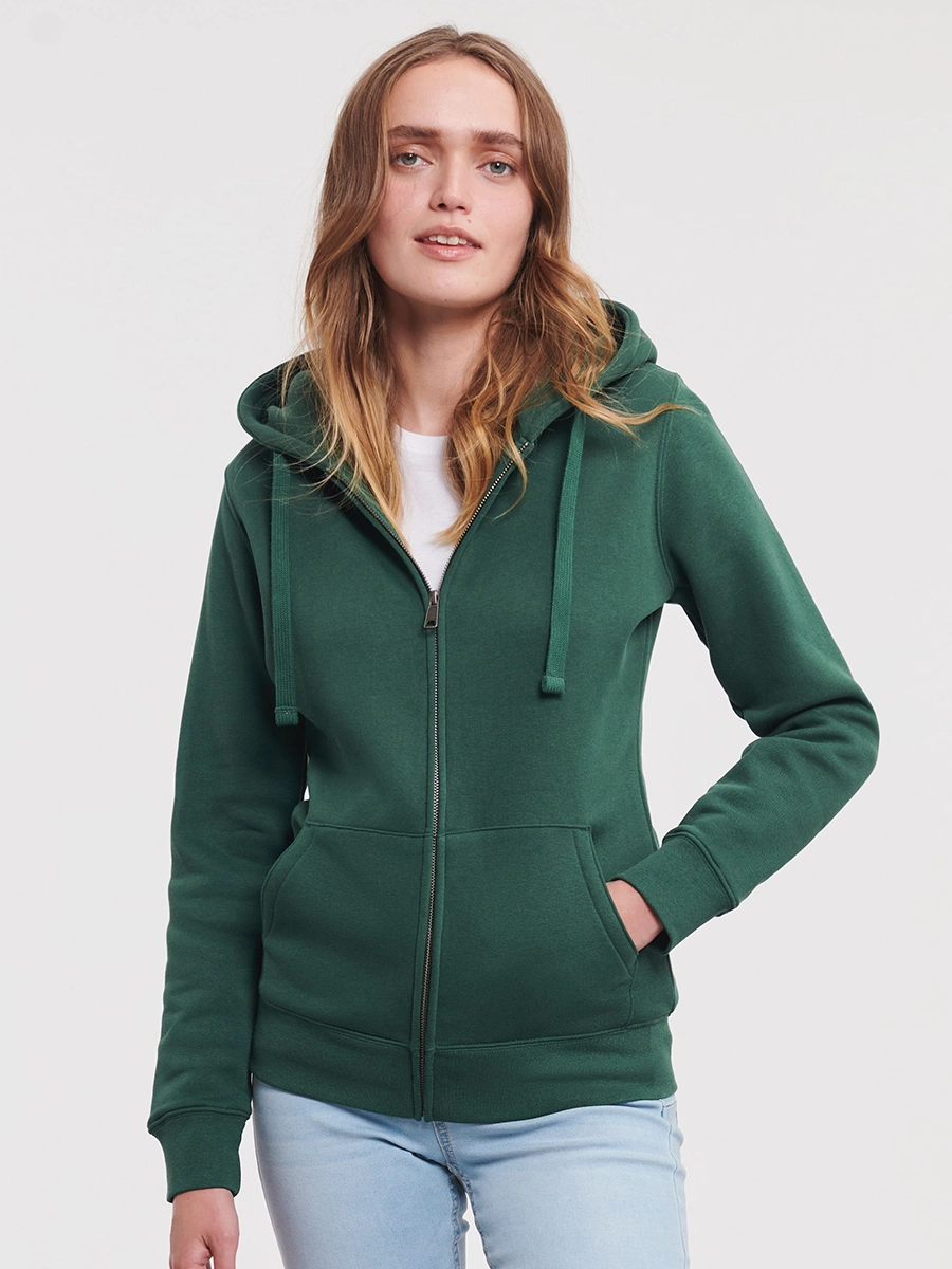 Immagine FELPA DONNA CAPPUCCIO E ZIP AUTHENTIC